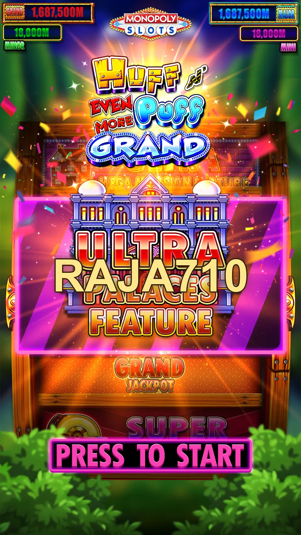 RAJA710 Tangkapan Layar - APK Resmi
