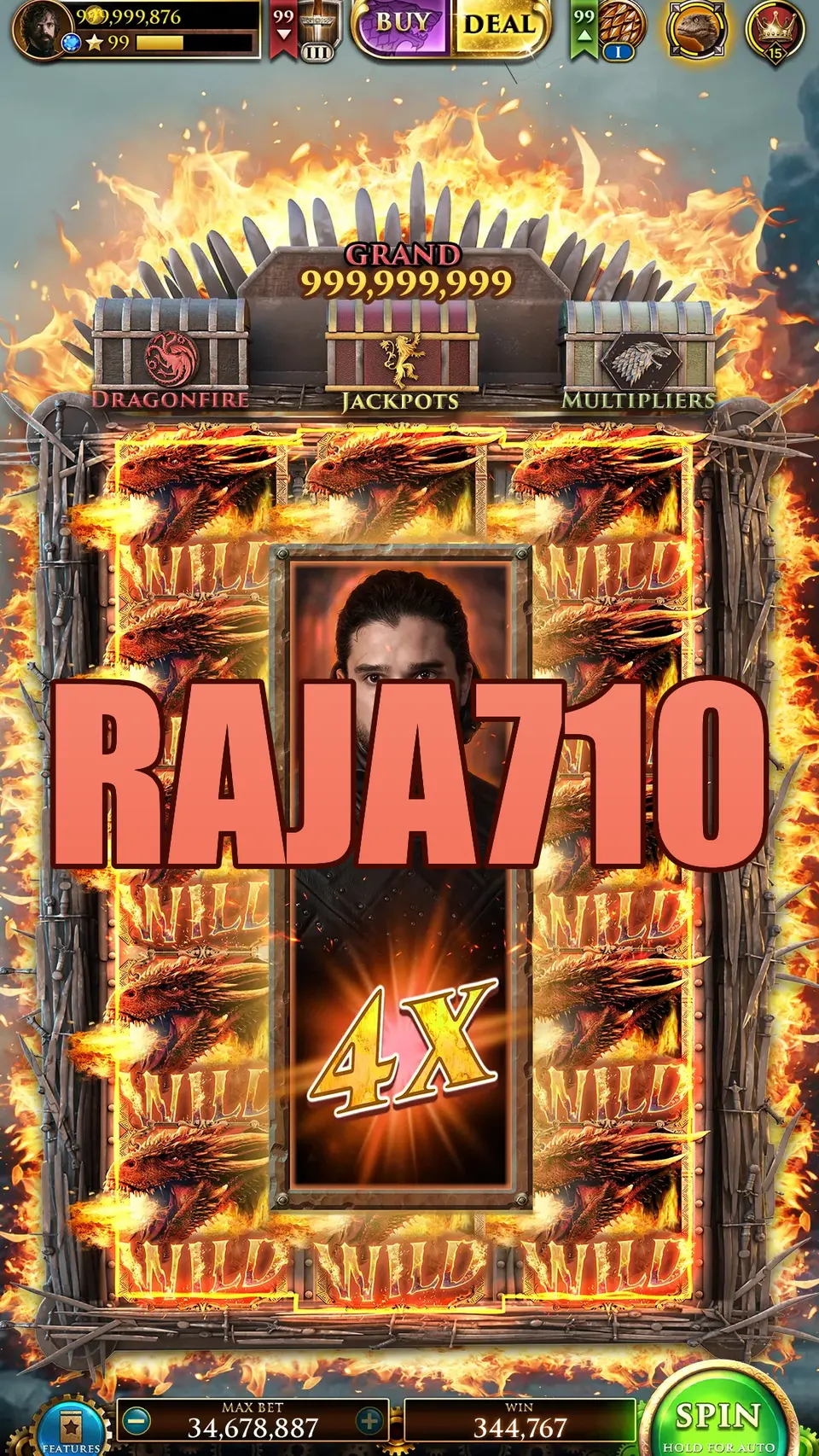 RAJA710 Tangkapan Layar Resmi APK